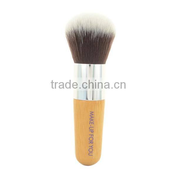 Bamboo handle synthetic kabuki powder brush