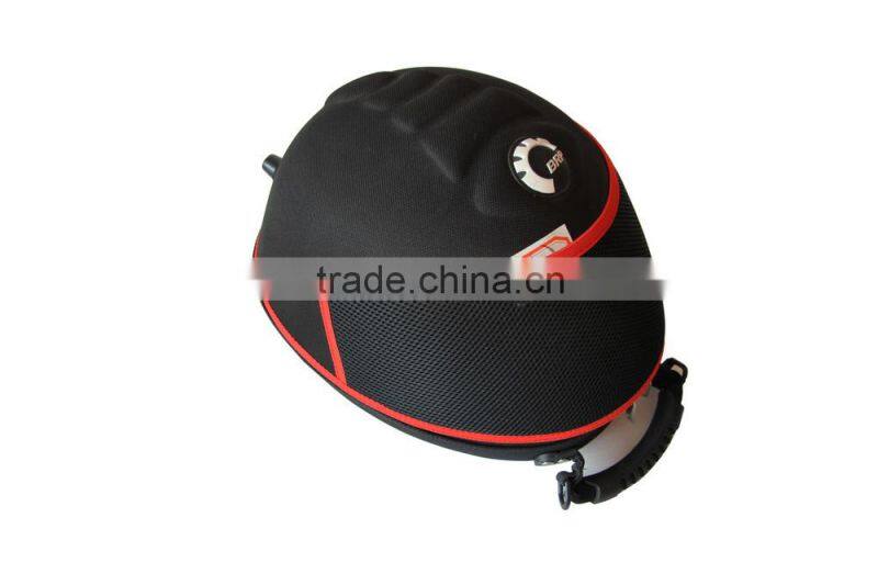 Black Hard EVA helmet storage case with Mesh pocket