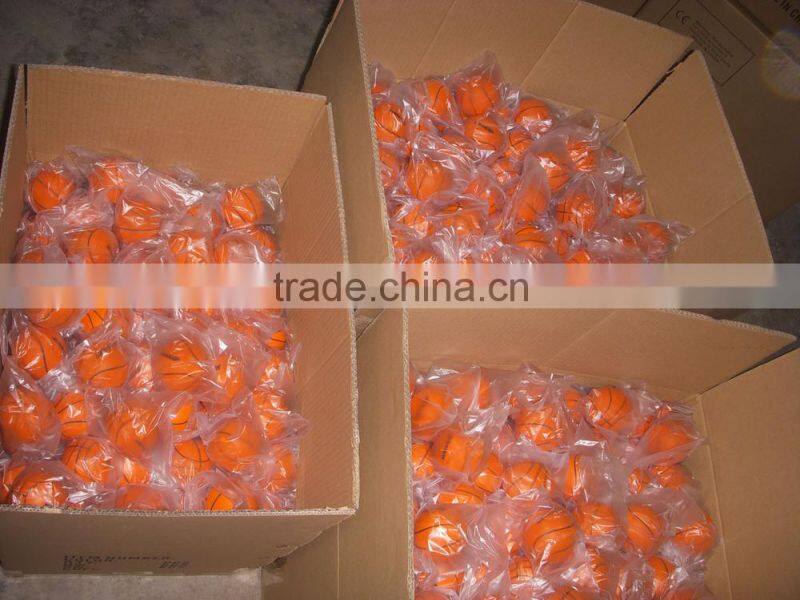 Promotional football shape PU antistress ball