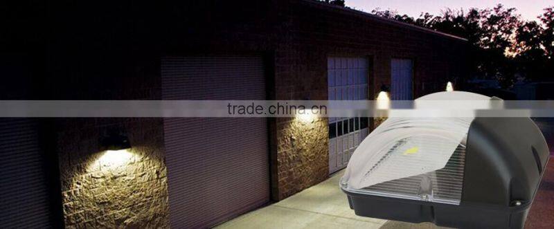 UL DLC IP65 50W LED Wall Pack with 5 Years Warranty for Outdoor Using