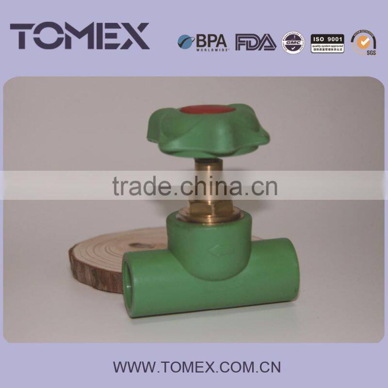 2016 PP-R Material Green connection plastic factory water supply ppr pipe and fitting price