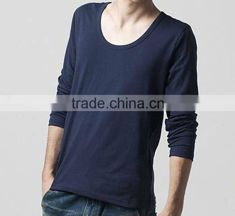 Autumn&Winter Mens Fitted Blank T-Shirts(YCT-A1239)