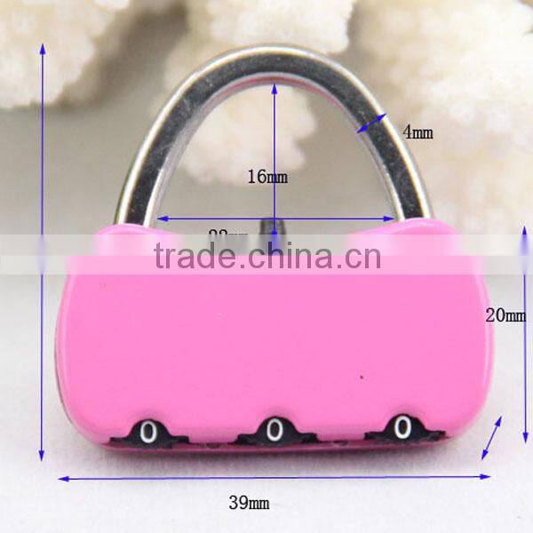 Exquisite Design 2015 Cheap Price Cute Diary Lock With Code Lock