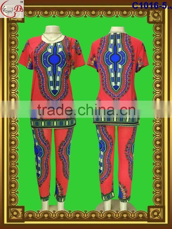 New milk fiber fashion women cl1016 African clothing women suit with low price high quality wholesale