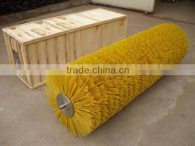 Tractor mounted hydraulic road sweeper