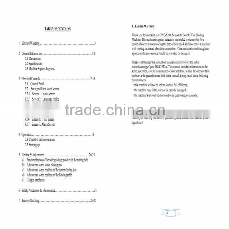 2015 Hot Sale calendar binding machine