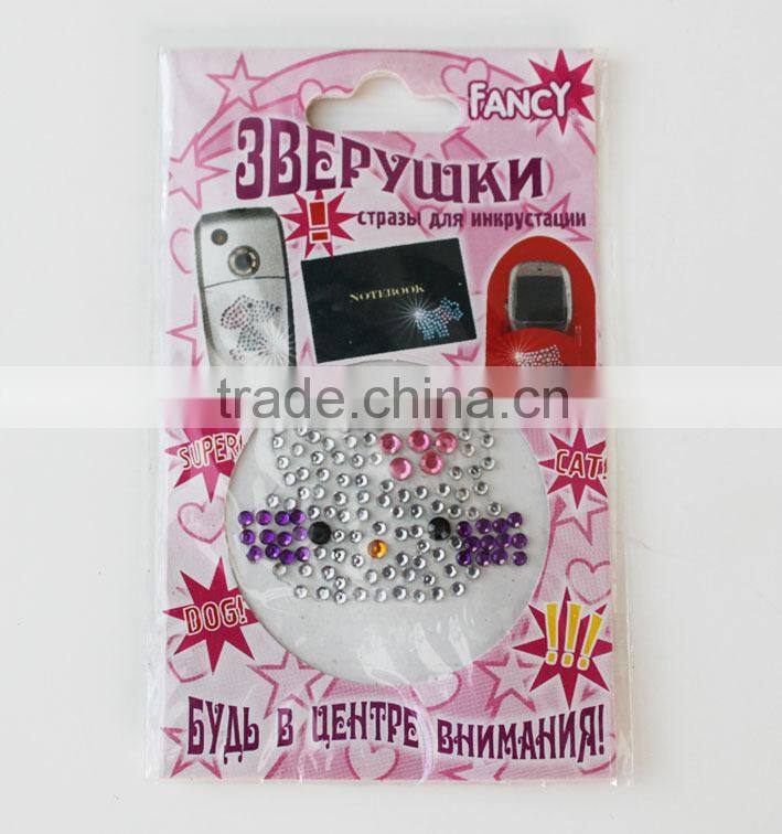 Hello Kitty shape diamond color sticker DIY product