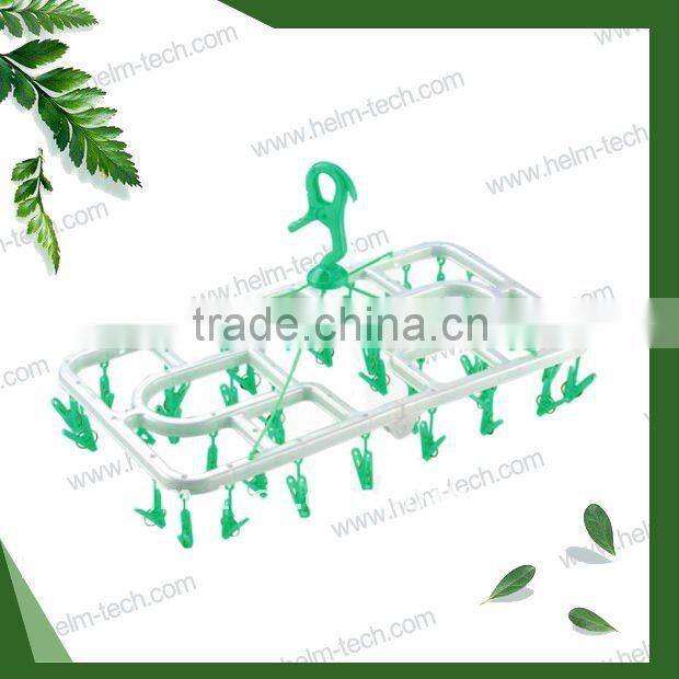 Round-shaped Plastic Clothes Hanger(18pegs)3074