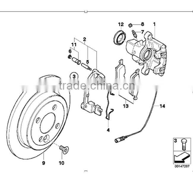 brake lining/brake pad/brake shoe Wholesale custom car