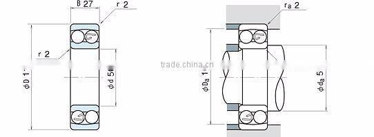 YEPO 1300 series High precision self-aligning ball bearing 1310 bearing specification