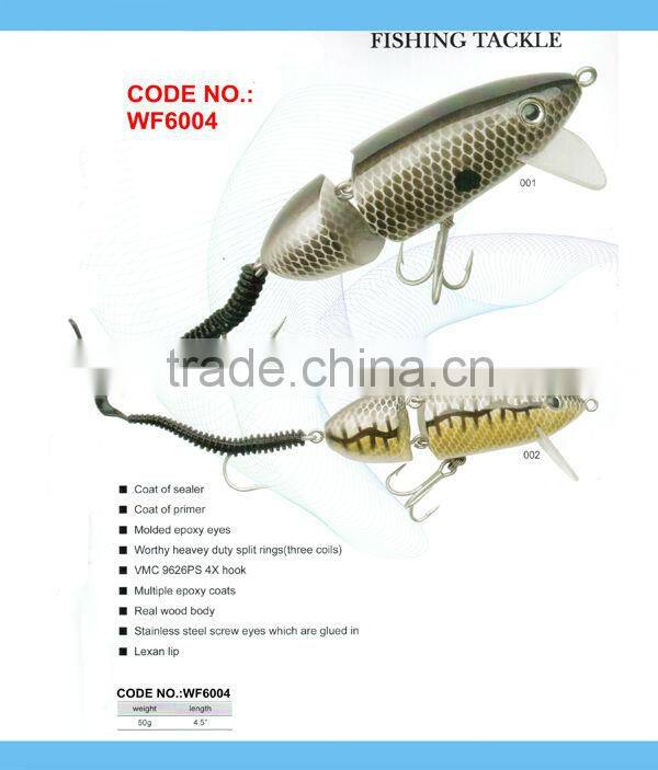 Real wood bodyWF6002 blank lure body