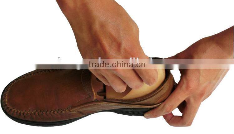 metal tube smart wooden shoe tree/wooden shoetree