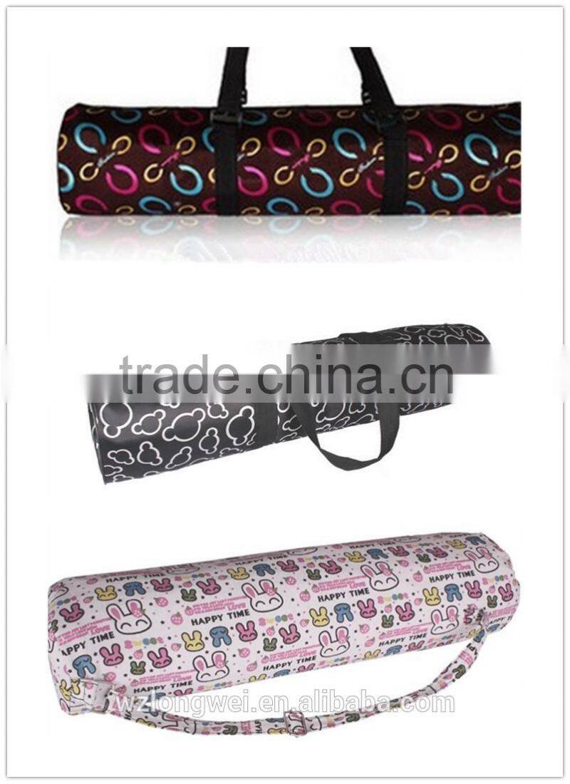 2016 China popular cute good quality yoga mat tote bag