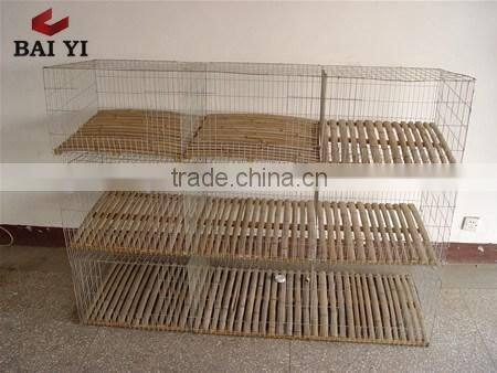 BAIYI Cheap Low Carbon Steel Wire Cage for Rabbit