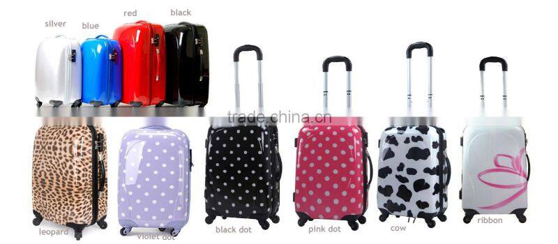 fashional and cute abs pc luggage ,travel luggage,abs suitcase