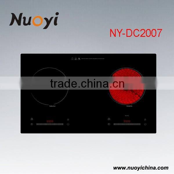 2 heating zone induction hob much more safe