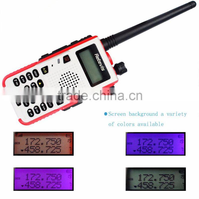 Retevis RT5 Walkie-Talkie ,VHF+UHF 8W 128CH DTMF,2-way Radio,USB cable,speak mic