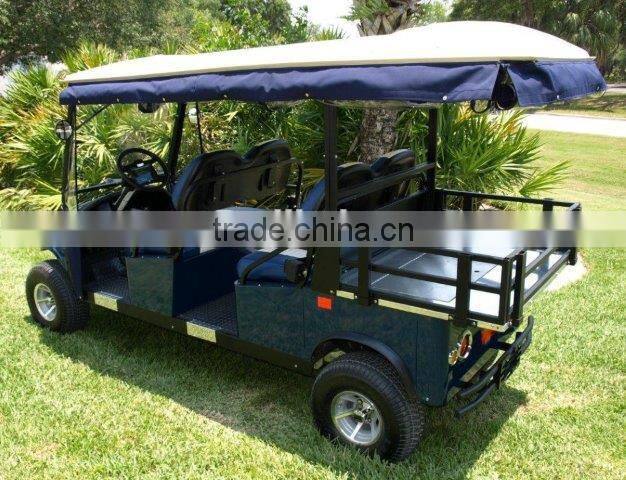 Cruise Car Brand Electric 4P American Utility Vehicle with 4'x3' Stake Bed