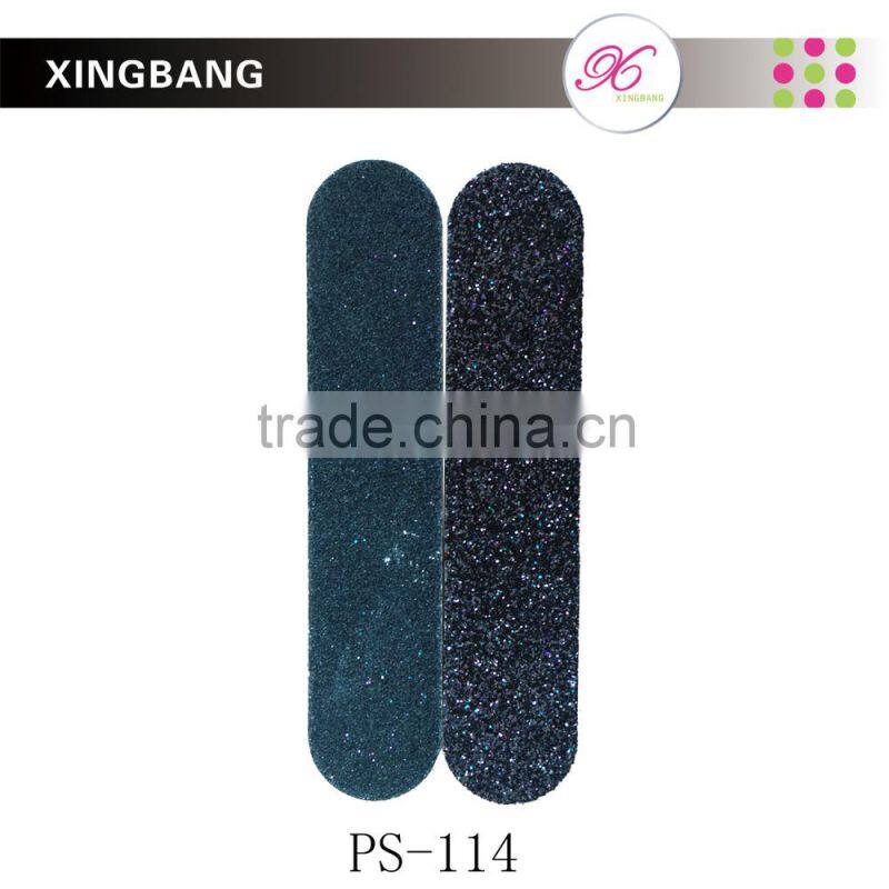 professional salon nail file, black emery board file for nail care