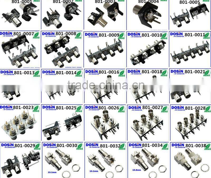 Factory price bnc male crimp for cable RG11/58/59/6 bnc connector rg58 bnc compression connector