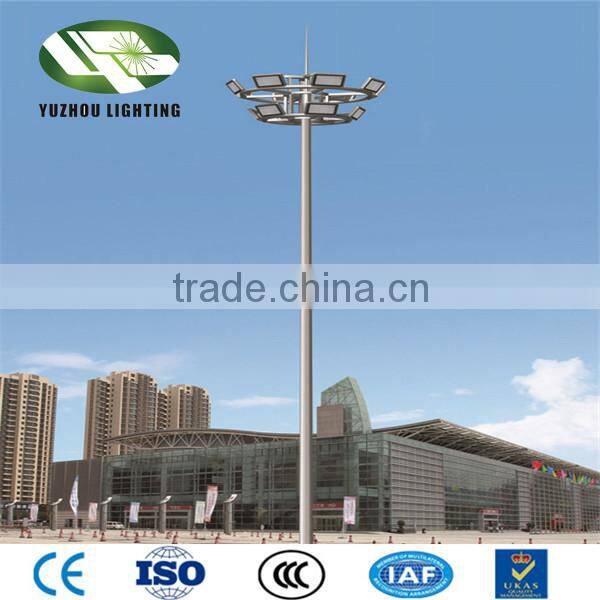 high mast light pole 15m high mast pole lamp 15m high mast road lighting pole
