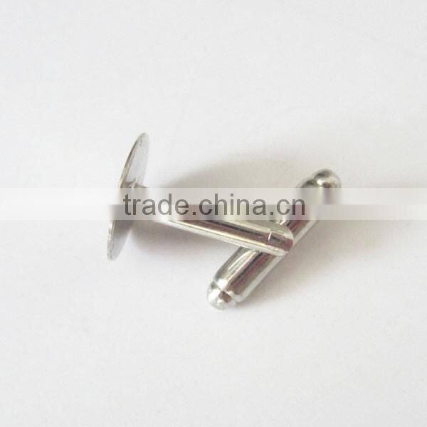 Shenzhen make shiny nickle cufflink | cufflinks cheap price wholesale