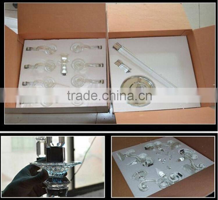 New!!!cheap newest design 9arms crystal candle holder