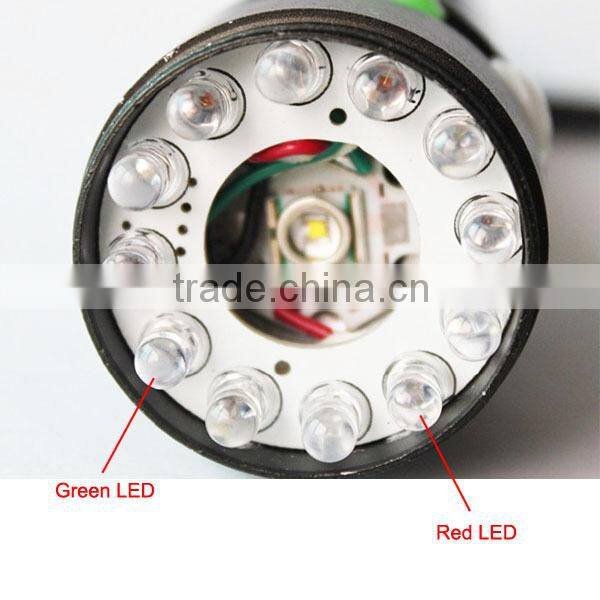 Lumifre ACK1050 Multi Function LED High Power Aluminum 3 Colors Rescue flashlight