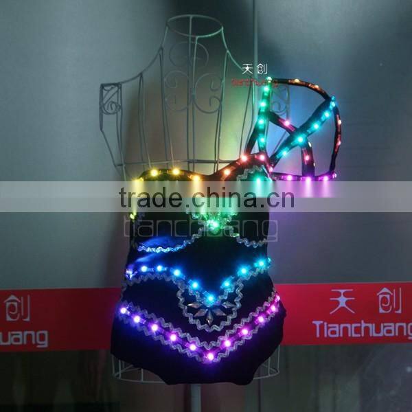 Programmable Showgirl Dance Sexy LED Costume