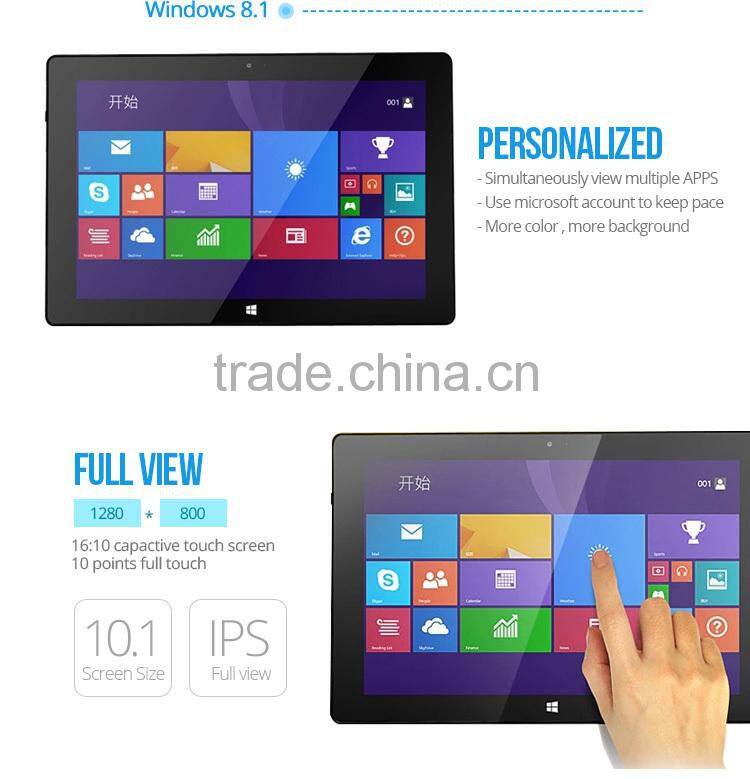 Quad core tablet 10 inch 2GB ram 32GB intel win8 tablet pc price China