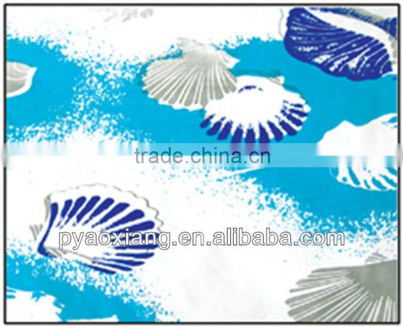 Best-Selling Durable Eco-friendly Ocean Purple Shower Or Bathroom Curtains With 12 Hooks For Department Store Hotel