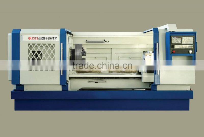 QK1313 CNC Pipe Threading Lathe Machine Oil Pipe Threading Lathe With CE ISO