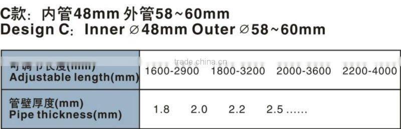 Galvanized heavy duty support steel shoring prop ( Real Factory in Guangzhou)