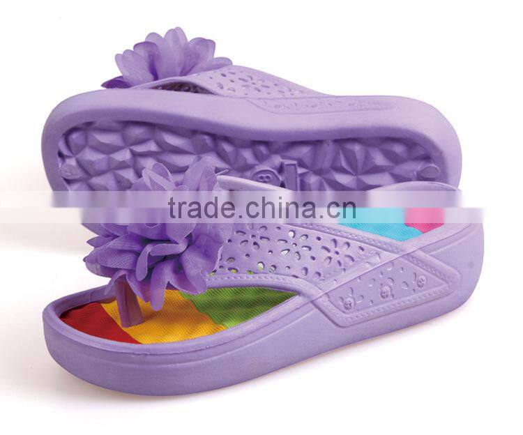Summer holiday slippers EVA slipper girls nude beach slippers
