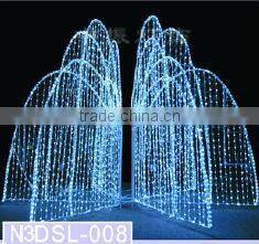 2013 commercial pubilc decoration 3D LED Christmas sculpture motif light (3D deer)