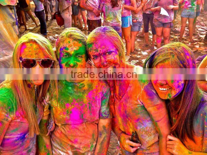 Gulal Rangoli Colors powder Good price advanced formula color holi powder Pure Natural color powder