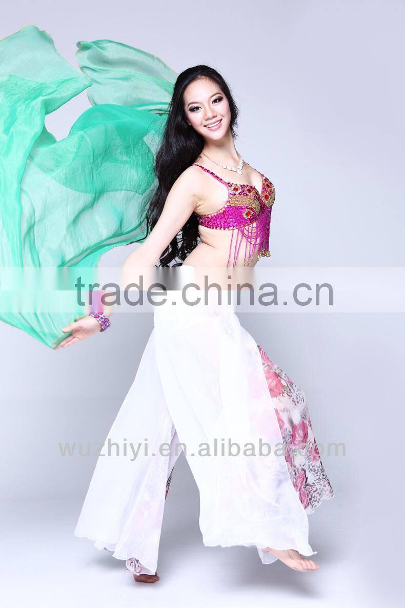 Belly Dance Veil, Belly Dance Performance Silk Veil, Belly Dance Performance Accessory (S27)