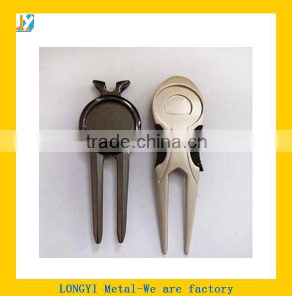 custom printing souvenir golf divot tool with golf ball marker