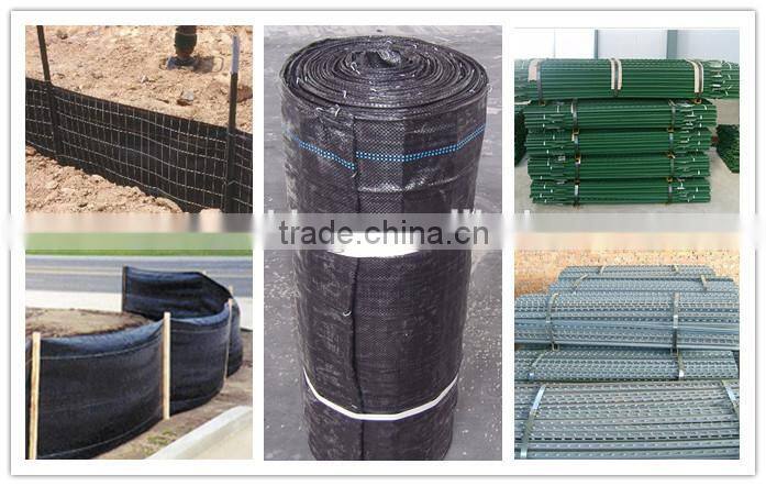 PP woven fabric as weed mat/ground cover/silt fence/landscaping/geotextiles