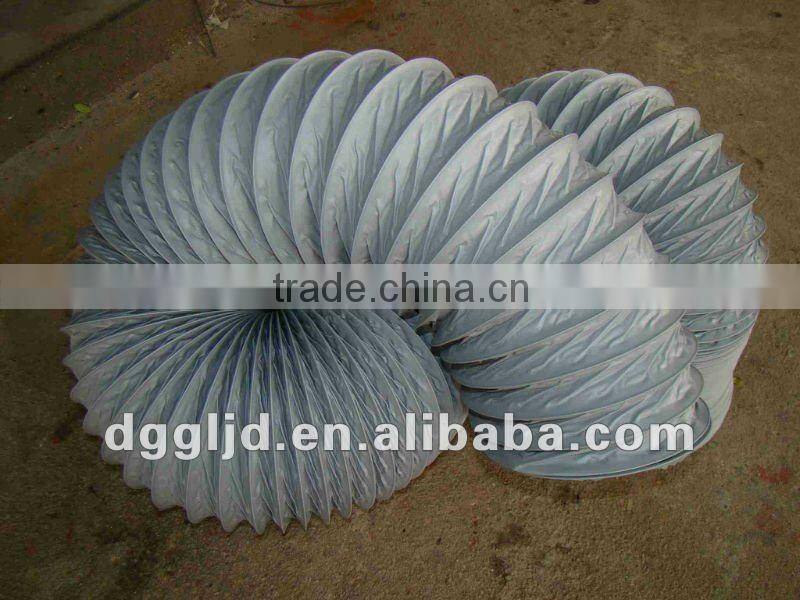 flexible white pvc air duct