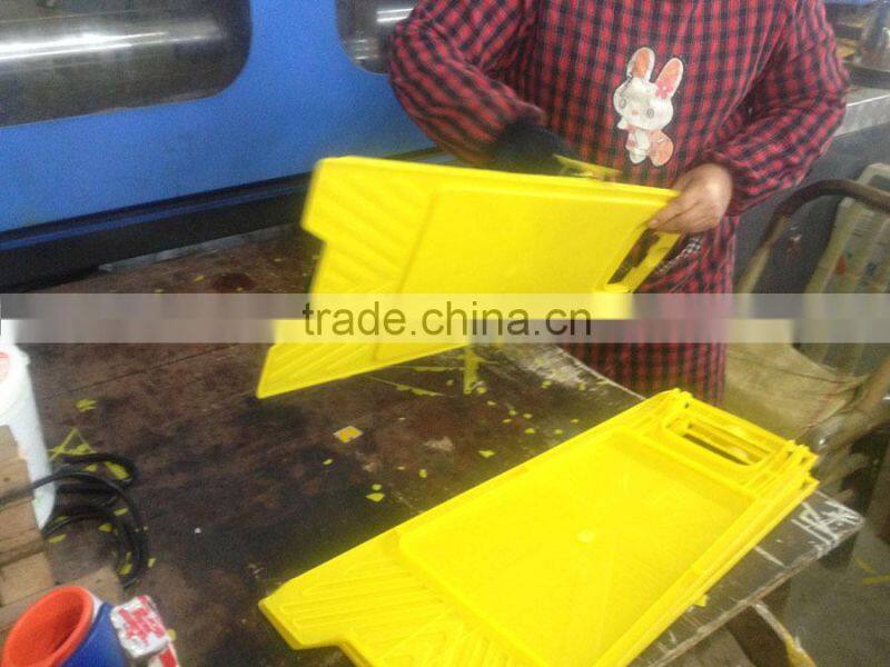 Yellow Plastic No Parking Warning Sign Board