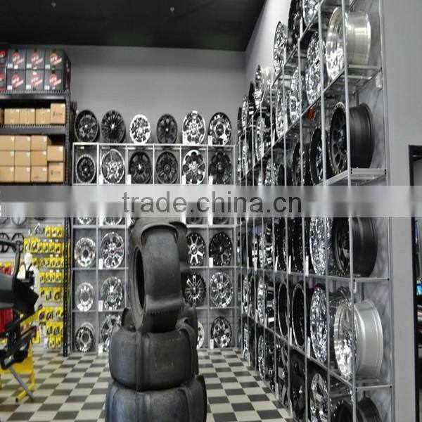 heavy duty car wheel metal display stand