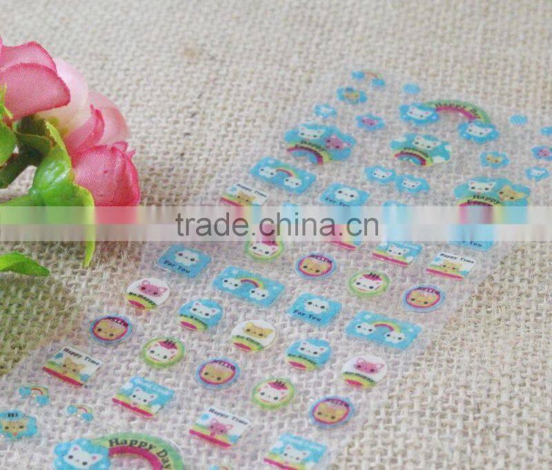 cartoon dome Sticker book decor sticker toy stickers