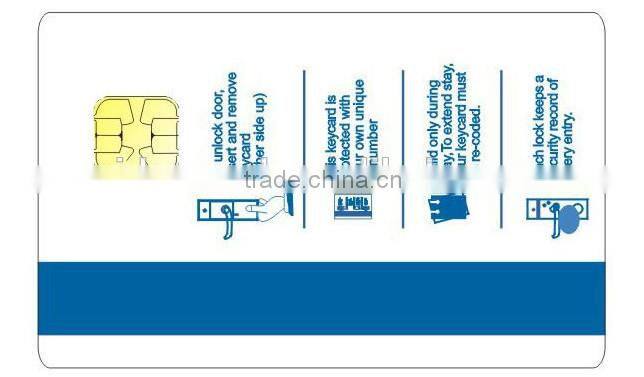 ISO7816 pvc blank SLE4428 ic card
