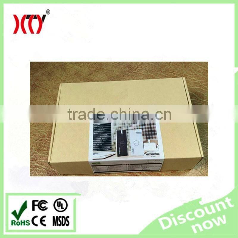 8000mAh QI wireless power bank and Lithium polymer battery charger with dual usb output