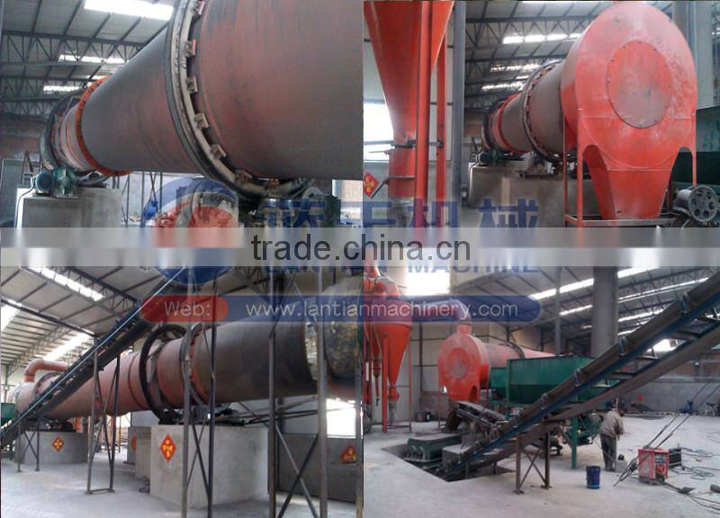 Reasonable price factory sale caly/sand/clay/slag rotary silica sand dryer