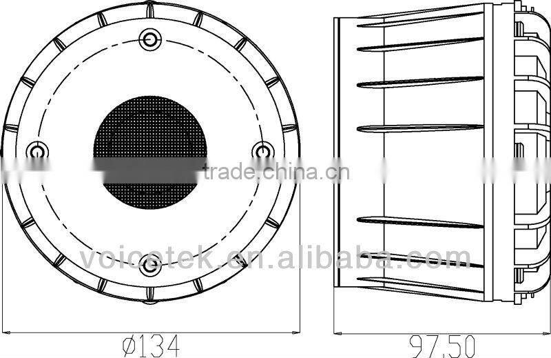 TSCT-89N 2inch mega sound siren compression driver for speaker