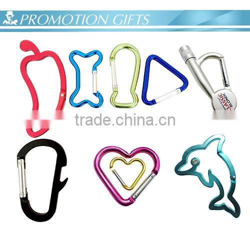 Promotional irregular shaped hiking carabiner snap hook