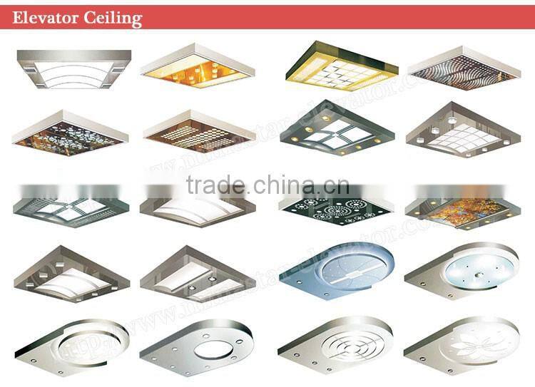 VVVF Passenger Elevator Gearless sightseeing lift commercial building panoramic elevators