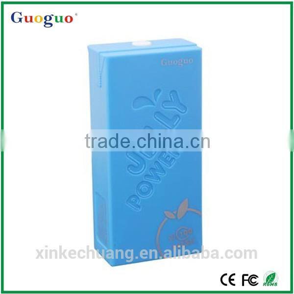 Guoguo facteory price colorful fasting charging 4400mAh portable power bank for iphone,sumang